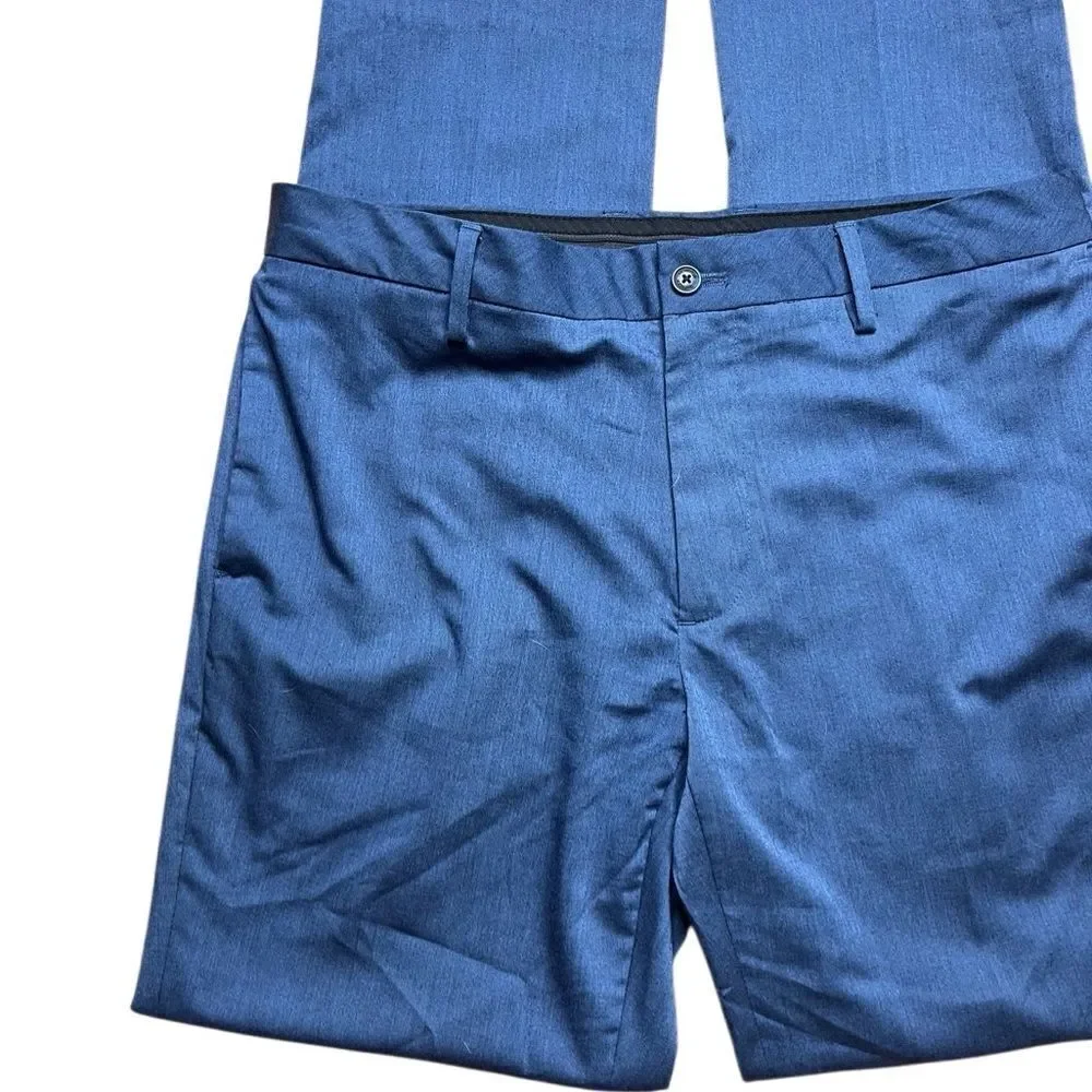 Van Heusen Men's Blue Dress Pants Slim Fit Flex Size 32 x 30